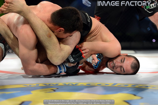 2013-05-04 Milano in the cage 2013 - Mixed Martial Arts 0438 Elia Madau-Mattia Siri